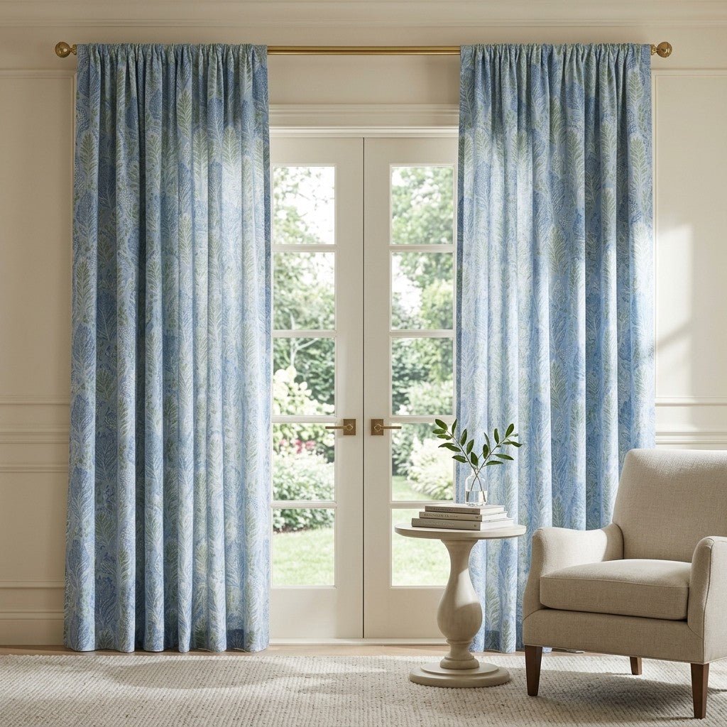 Yara Sketched - Curtain Panel - The Drapery