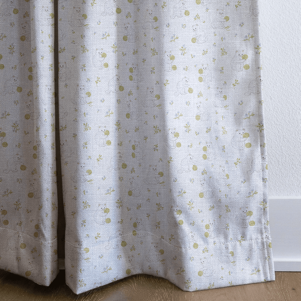 Yarn Kittens - Curtain Panel - The Drapery