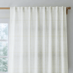 Yellow Gingham - Curtain Panel - The Drapery