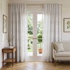 Yorkie Garden - Curtain Panel - The Drapery